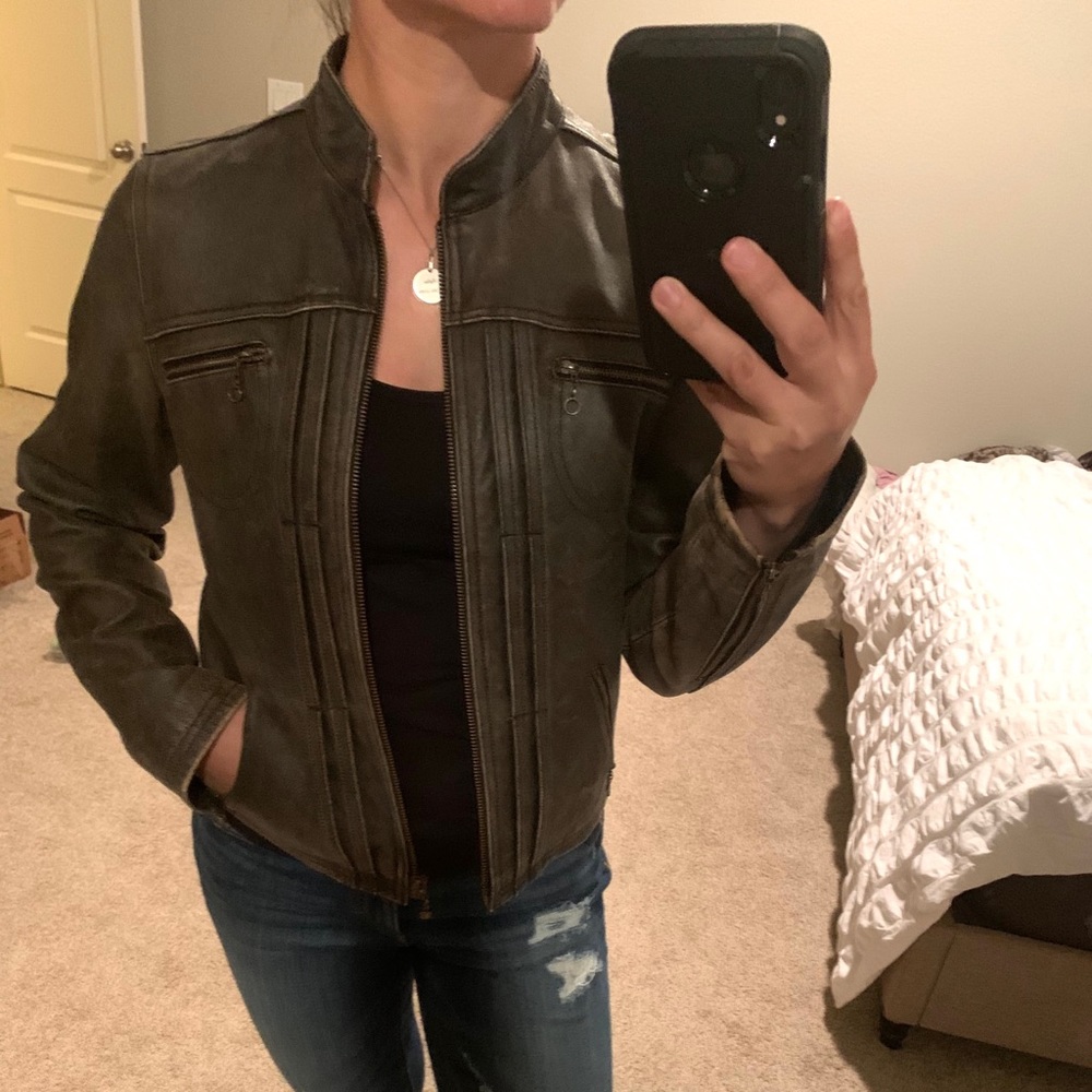 Genuine leather jacket